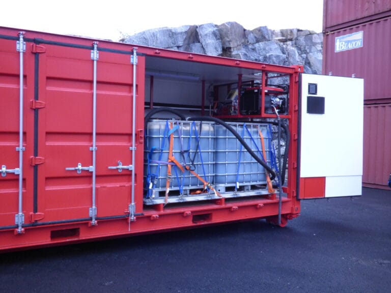 Släckskumscontainer