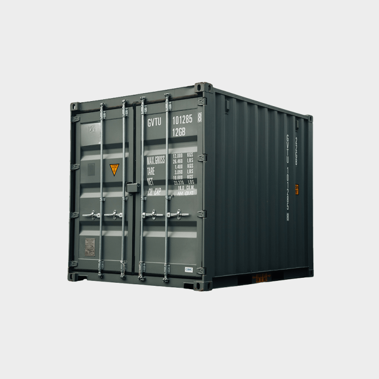grå 10 fot container