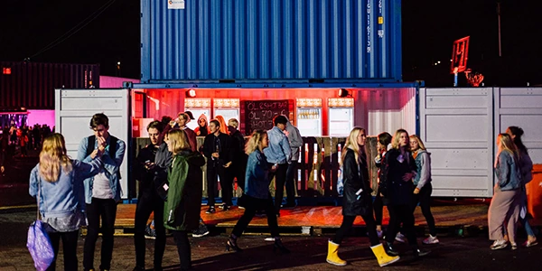 Kylaggregat inbyggt i container för temperaturstyrd förvaring av livsmedel, läkemedel m.m.