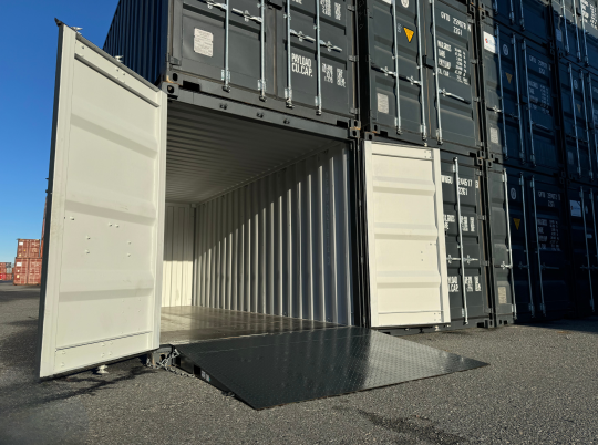 1.containerramp Containerramp monterad